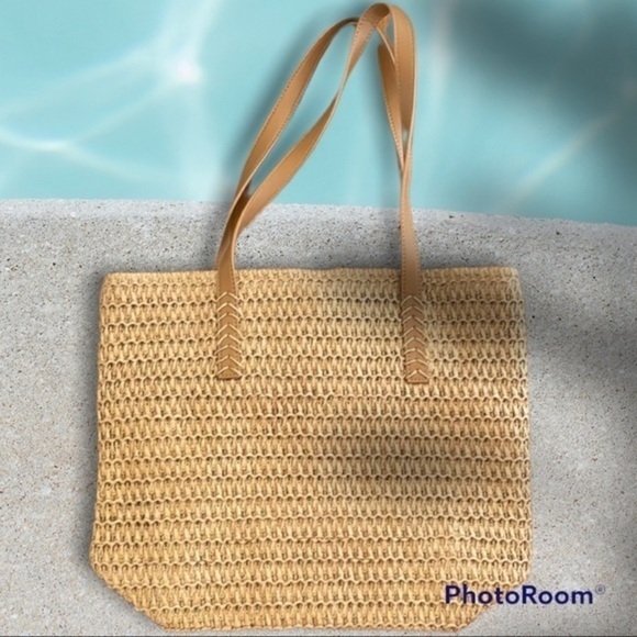 None Handbags - Woven bag-brown